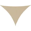 Image de vidaXL - Zonnescherm - driehoekig - 4x5x6,4 - m - oxford - stof - beige