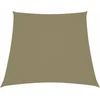 Image de vidaXL - Zonnezeil - trapezium - 2/4x3 - m - oxford - stof - beige