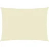Image de vidaXL - Zonnescherm - rechthoekig - 2,5x4 - m - oxford - stof - crèmekleurig