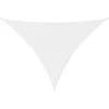 Image de vidaXL - Zonnescherm - driehoekig - 5x7x7 - m - oxford - stof - wit