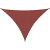 Image de vidaXL - Zonnescherm - driehoekig - 5x5x6 - m - oxford - stof - terracottakleurig