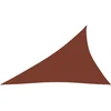 Image de vidaXL - Zonnescherm - driehoekig - 4x5x6,4 - m - oxford - stof - terracottakleurig