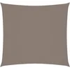 Image de vidaXL - Zonnescherm - vierkant - 2,5x2,5 - m - oxford - stof - taupe