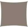 Image de vidaXL - Zonnescherm - vierkant - 3,6x3,6 - m - oxford - stof - taupe