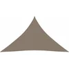 Image de vidaXL - Zonnescherm - driehoekig - 3,5x3,5x4,9 - m - oxford - stof - taupe