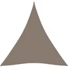 Image de vidaXL - Zonnescherm - driehoekig - 4x4x4 - m - oxford - stof - taupe