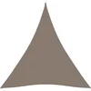 Image de vidaXL - Zonnescherm - driehoekig - 4,5x4,5x4,5 - m - oxford - stof - taupe