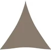 Image de vidaXL - Zonnescherm - driehoekig - 5x5x5 - m - oxford - stof - taupe