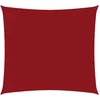 Image de vidaXL - Zonnescherm - vierkant - 3,6x3,6 - m - oxford - stof - rood