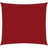 Image de vidaXL - Zonnescherm - vierkant - 4,5x4,5 - m - oxford - stof - rood