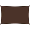 Image de vidaXL - Zonnescherm - rechthoekig - 2x5 - m - oxford - stof - bruin