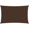 Image de vidaXL - Zonnescherm - rechthoekig - 5x8 - m - oxford - stof - bruin