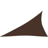 Image de vidaXL - Zonnescherm - driehoekig - 3x4x5 - m - oxford - stof - bruin