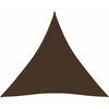 Image de vidaXL - Zonnescherm - driehoekig - 6x6x6 - m - oxford - stof - bruin