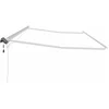 Image de vidaXL - Zonnescherm - Frame - Wit - 600 - × - 300 - cm - Aluminium