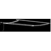 Image de vidaXL - Zonnescherm - Frame - Wit - 450 - × - 350 - cm - Aluminium