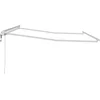 Image de vidaXL - Zonnescherm - Frame - Wit - 350 - x - 250 - cm - Aluminium