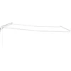 Image de vidaXL - Zonnescherm - Frame - Wit - 400 - × - 350 - cm - Aluminium