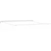 Image de vidaXL - Zonnescherm - Frame - Wit - 450 - × - 350 - cm - Aluminium