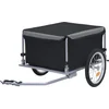 Image de vidaXL - Fietstrailer - 65 - kg - zwart - en - grijs