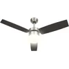 Image de VDXL Plafondventilator met lamp afstandsbediening 108 cm donkerbruin