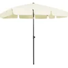 Image de vidaXL - Strandparasol - 200x125 - cm - zandgeel