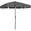 Image de vidaXL - Strandparasol - 200x125 - cm - antracietkleurig