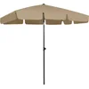 Image de vidaXL - Strandparasol - 200x125 - cm - taupe