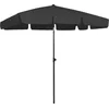 Image de vidaXL - Strandparasol - 200x125 - cm - zwart