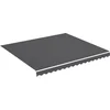 Image de vidaXL - Vervangingsdoek - voor - luifel - 4x3,5 - m - antracietkleurig