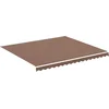 Image de vidaXL - Vervangingsdoek - voor - luifel - 4x3,5 - m - bruin