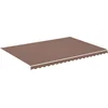 Image de vidaXL - Vervangingsdoek - voor - luifel - 500x350 - cm - polyester - bruin