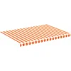 Image de vidaXL - Vervangingsdoek - voor - luifel - 3,5x2,5 - m - geel - en - oranje