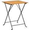 Image de vidaXL - Bistrotafel - 55x54x71 - cm - massief - acaciahout