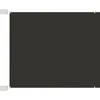 Image de vidaXL - Luifel - verticaal - 140x420 - cm - oxford - stof - antracietkleurig