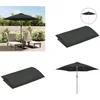 Image de vidaXL - Vervangingsdoek - voor - parasol - 300 - cm - antracietkleurig