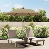 Image de vidaXL - Vervangingsdoek - voor - parasol - 300 - cm - taupe