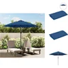 Image de vidaXL - Vervangingsdoek - voor - parasol - 300 - cm - azuurblauw
