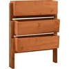 Image de vidaXL - Plantenbak - inklapbaar - 60x14x75 - cm - massief - vurenhout - oranje