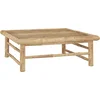 Image de vidaXL - Tuintafel - 65x65x30 - cm - bamboe