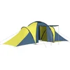 Image de vidaXL - Tent - 6-persoons - blauw - en - geel
