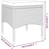 Image de vidaXL - 5-delige - Bistroset - poly - rattan - en - gehard - glas - bruin
