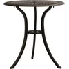 Image de vidaXL - Tuintafel - 62x62x65 - cm - gietaluminium - bronskleurig