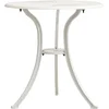 Image de vidaXL - Tuintafel - 62x62x65 - cm - gietaluminium - wit