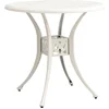 Image de vidaXL - Tuintafel - 78x78x72 - cm - gietaluminium - wit