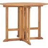 Image de vidaXL - Tuintafel - inklapbaar - 90x90x75 - cm - massief - teakhout
