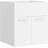 Image de vidaXL - Wastafelkast - 41x38,5x46 - cm - bewerkt - hout - wit