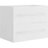 Image de vidaXL - Wastafelkast - 60x38,5x48 - cm - bewerkt - hout - wit