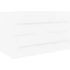 Image de vidaXL - Wastafelkast - 80x38,5x48 - cm - bewerkt - hout - wit