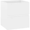 Image de vidaXL - Wastafelkast - 41x38,5x45 - cm - bewerkt - hout - wit